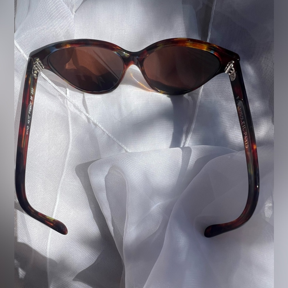 Frederic Beausoleil tortoise shell cat eye sunglasses
